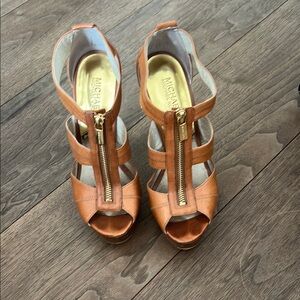 Michael Kors Brown Berkeley heels